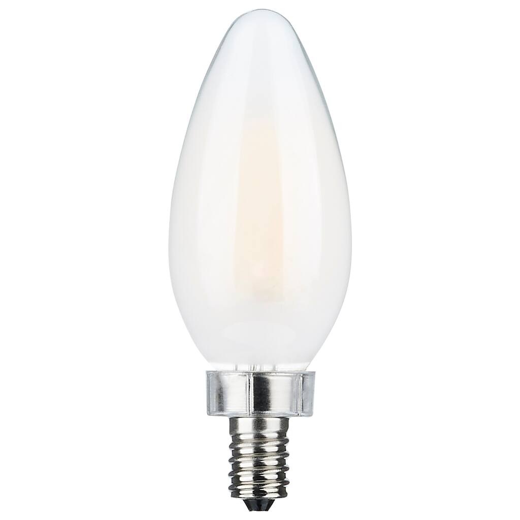 8W C11 LED Frosted Finish Candelabra Base 3000K - 90 CRI 800L - Frost