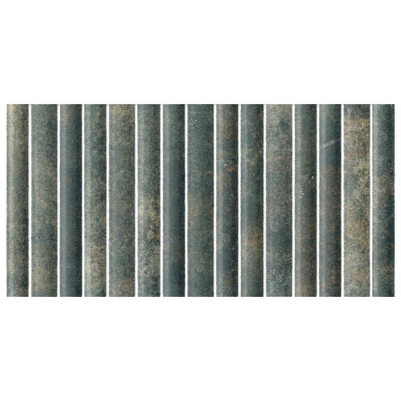 Merola Tile Rubik Verde 5-7/8" x 11-3/4" Ceramic Wall Tile