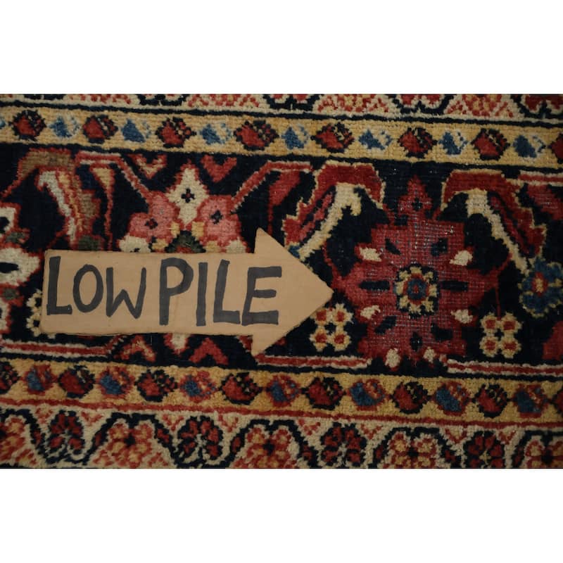 Hand Knotted Oriental 100% Wool Carpet Traditional Floral Oranges & Rust Mahal Area Rug - 10' 3'' X 6' 11''