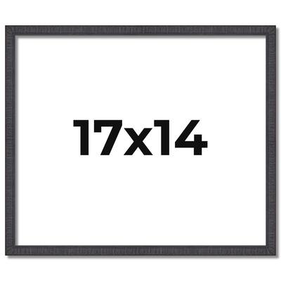 17x14 Frame Brown Solid Wood Picture Frame - Complete Modern Photo