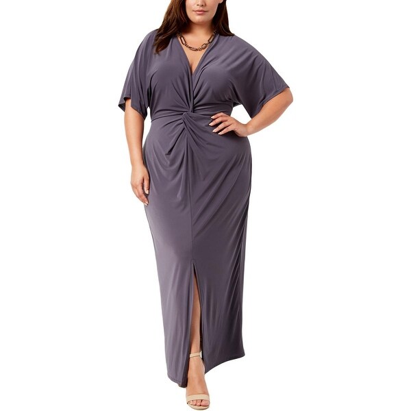 maxi dress knot front