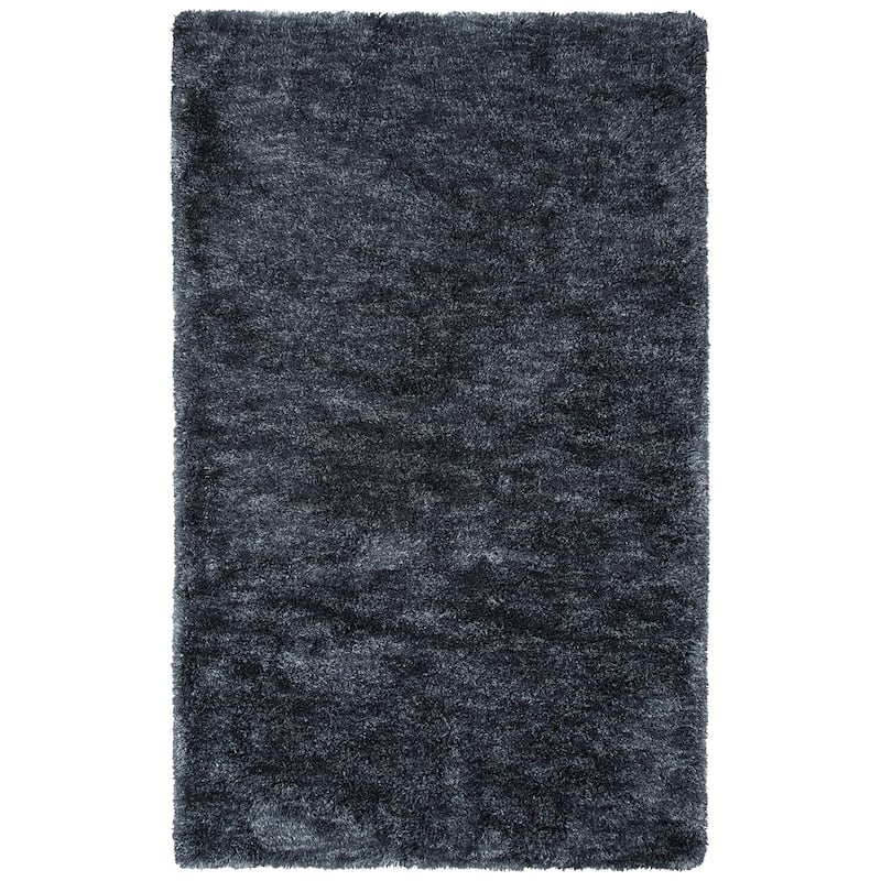 Alora Decor Oregon Hand-tufted Solid Rug - 5' x 7'6" - Charcoal