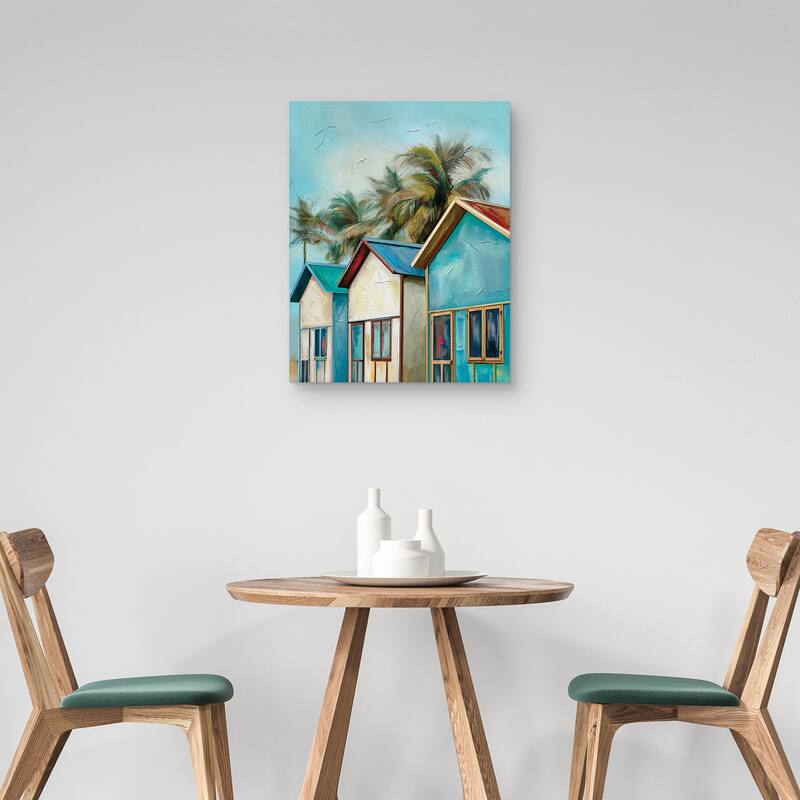 Cabana Trio by Studio Arts Canvas Art Print by Studio Arts Canvas Art Print