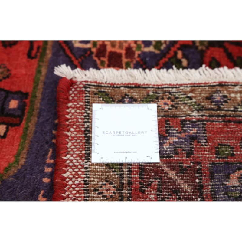 ECARPETGALLERY Hand-knotted Andelz Red Wool Rug - 4'3 x 6'7