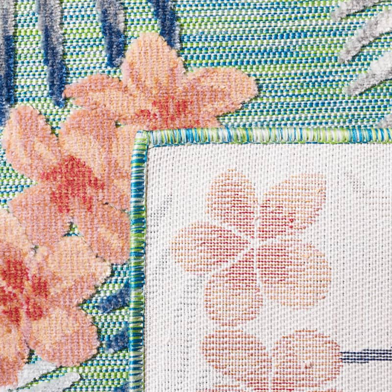 SAFAVIEH Cabana Mintje Indoor/ Outdoor Waterproof Transitional Rug