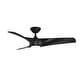 preview thumbnail 14 of 26, Zephyr Indoor and Outdoor 3-Blade Smart Ceiling Fan 52in with 3000K LED Light Kit and Remote Control with Wall Cradle