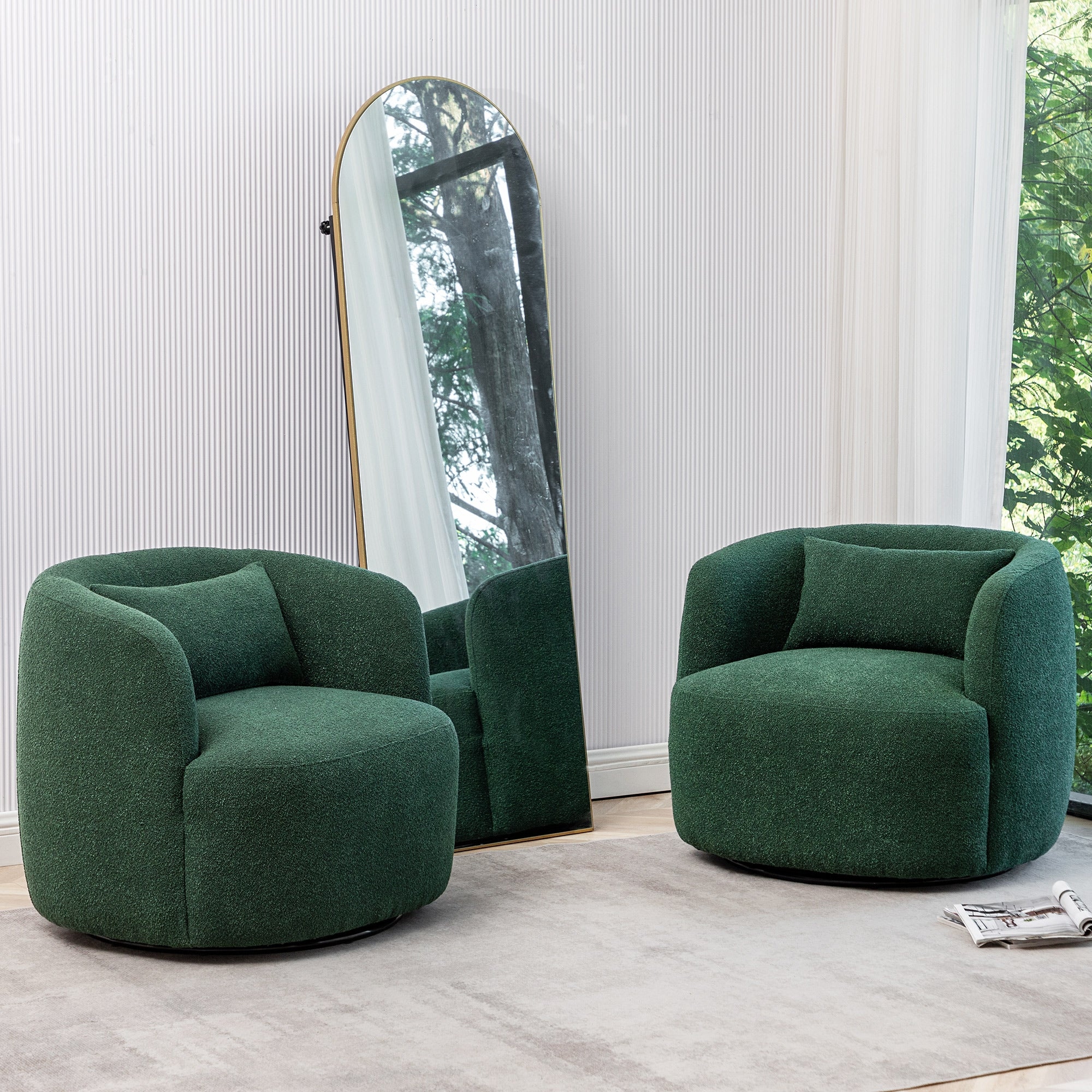 Hayek fabric sales swivel armchair