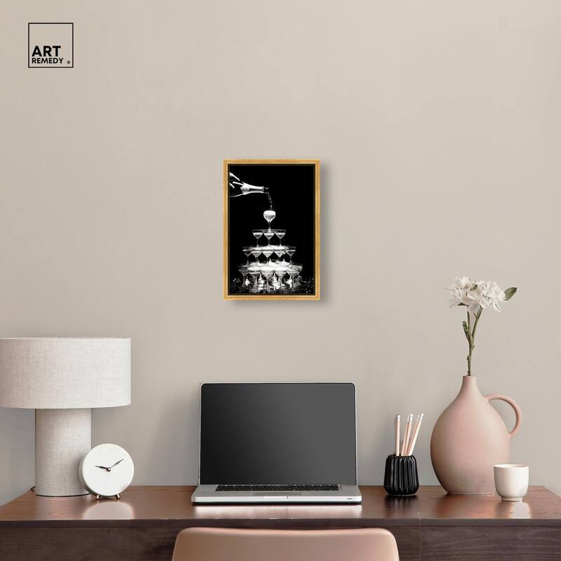 Flow of Fizz Canvas by Art Remedy