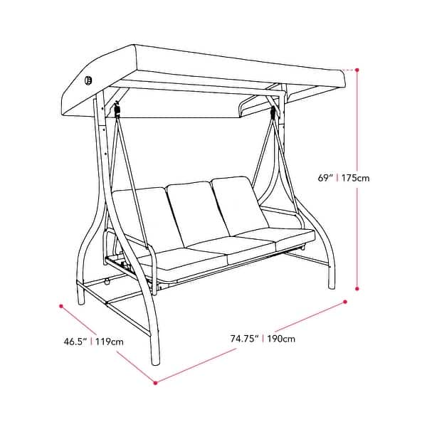 Elia Convertible Patio Swing with Canopy On Sale Bed Bath & Beyond