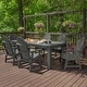 preview thumbnail 1 of 31, HIGHWOOD Hamilton Adirondack 7-Piece Outdoor Dining Height Set