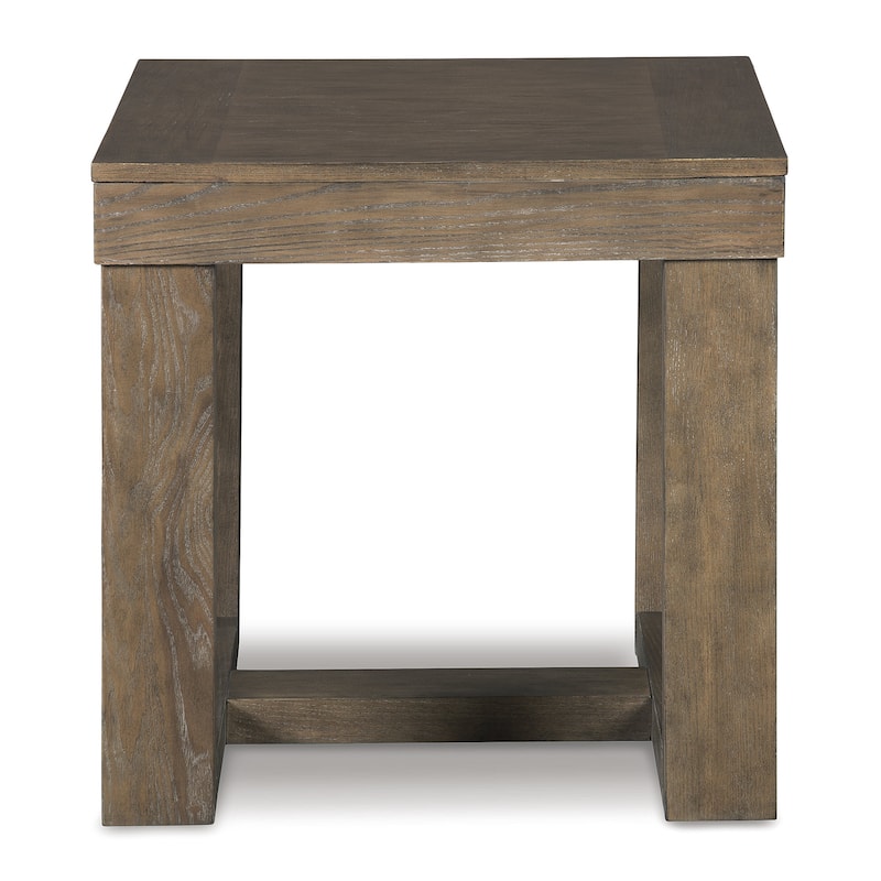 Signature Design by Ashley Cariton Gray Coffee Table with 2 End Tables - 56" W x 42" D x 17" H