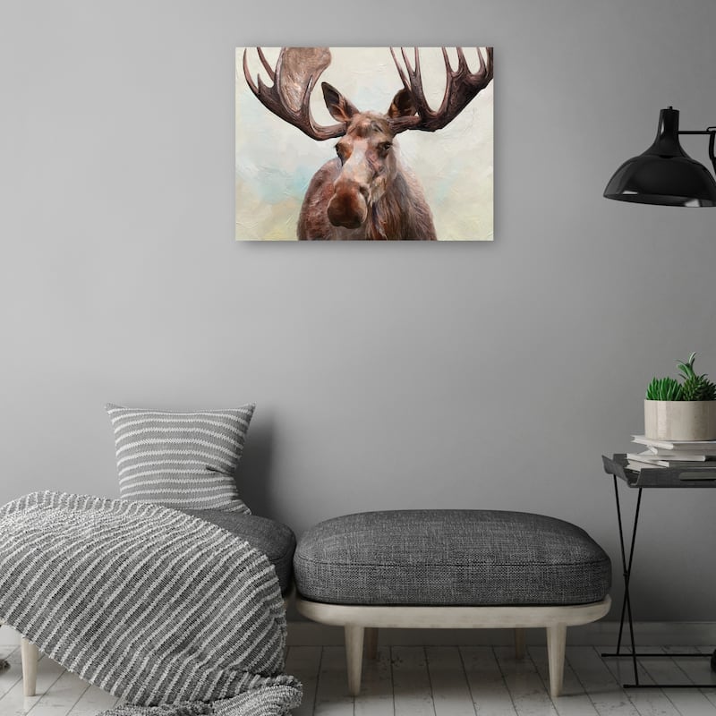 Moose By Studio Arts Canvas Art Print