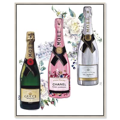Doll Memories - Champagne Floral Canvas by Art Remedy
