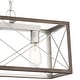 preview thumbnail 35 of 48, Acroma 3 - Light Linear Modern Farmhouse Rectangle Chandelier - N/A