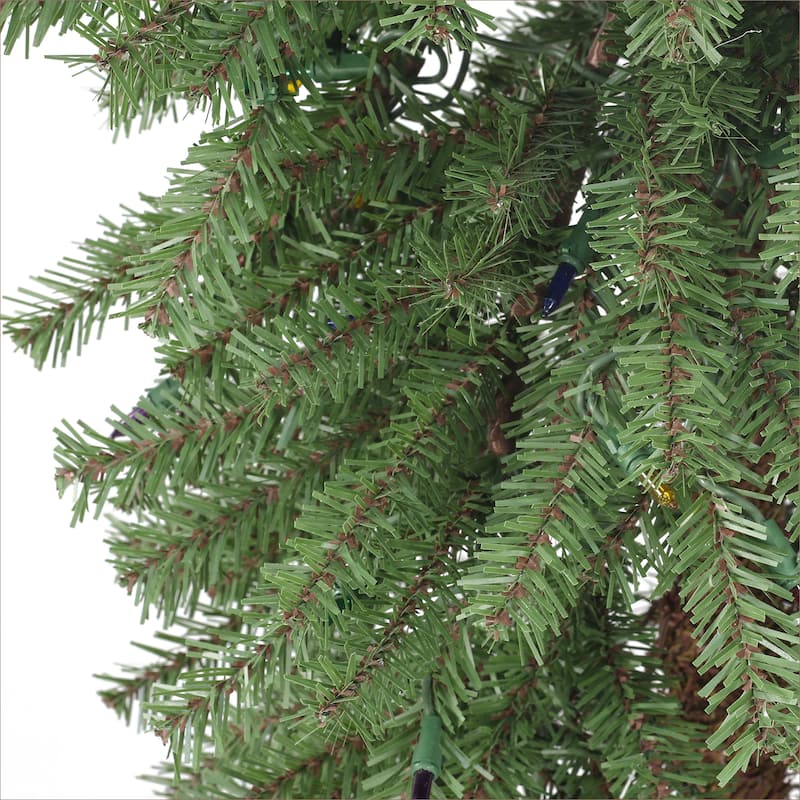 Puleo International 5 ft. Pre-Lit Alpine Artificial Tree