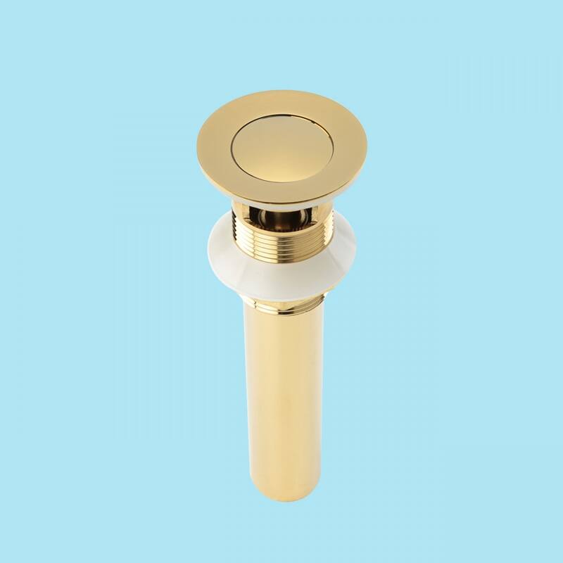 Sink Drain PVD Brass Pop-Up With Overflow Renovators Supply