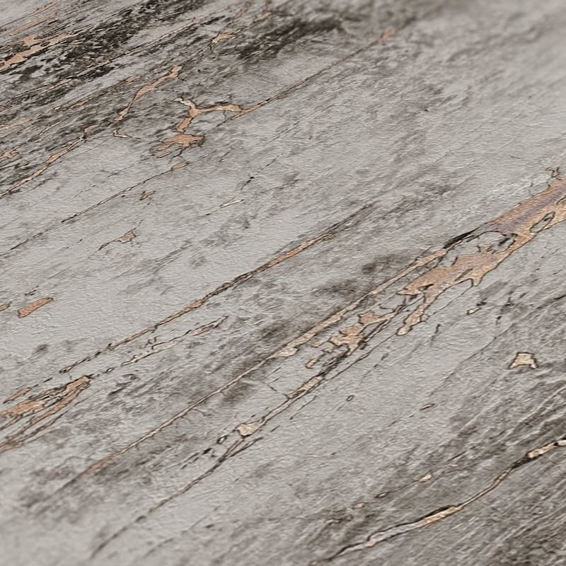 Galerie Wallcoverings Bricks and More Collection Metallic Marble Motif Metallic Finish Vinyl on Non-woven Wallpaper Roll