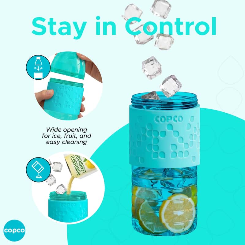 Copco Hydra Tritan Water Bottle Set of 2 BPA Free