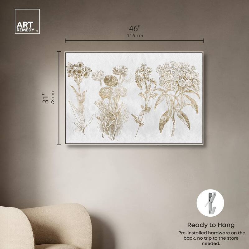 Floral Selection Quad Canvas by Art Remedy