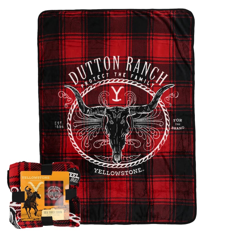 ENT 074 Yellowstone - Protect The Family Silk Touch Throw