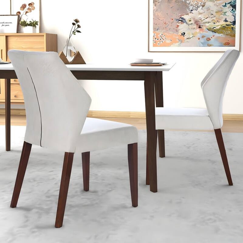Luca Light Grey Fabric Dining Chair (Set Of 2)