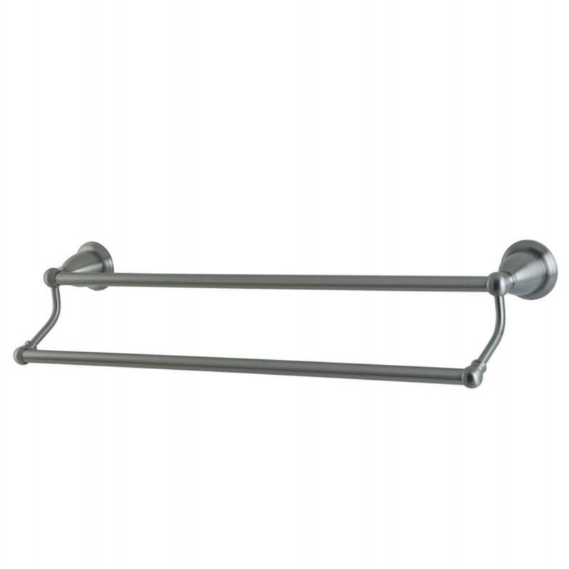 Kingston Brass Heritage 24-Inch Dual Towel Bar - Brushed Nickel