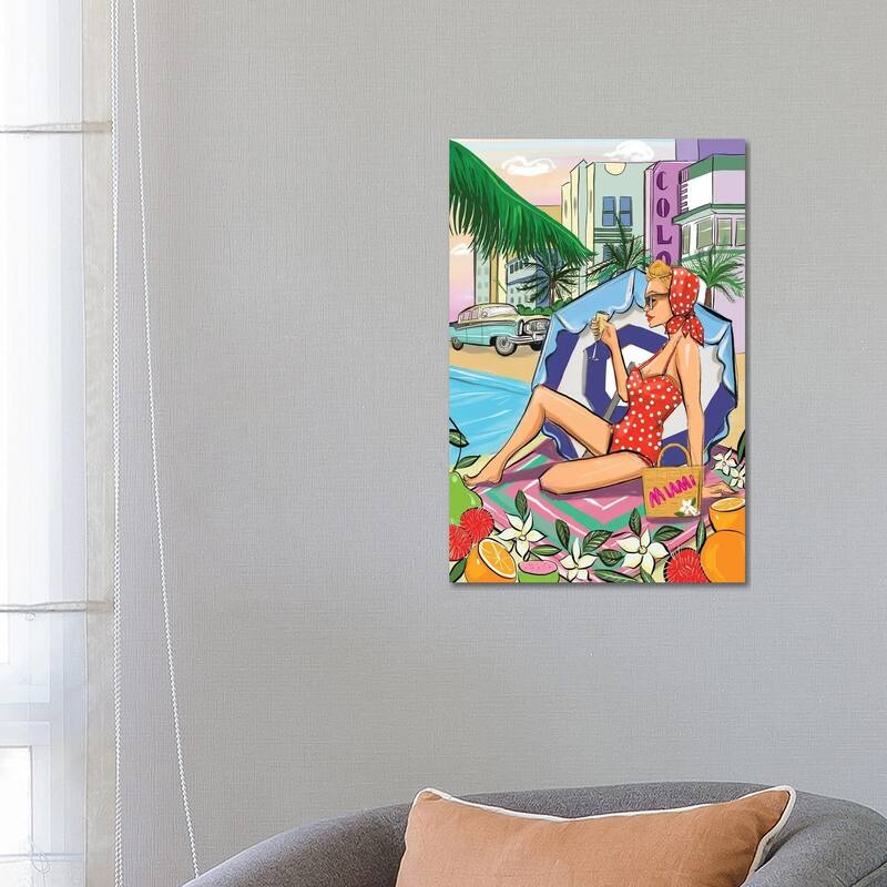 iCanvas "Art Deco I" by Rongrong DeVoe Canvas Print - 26x18x1.5