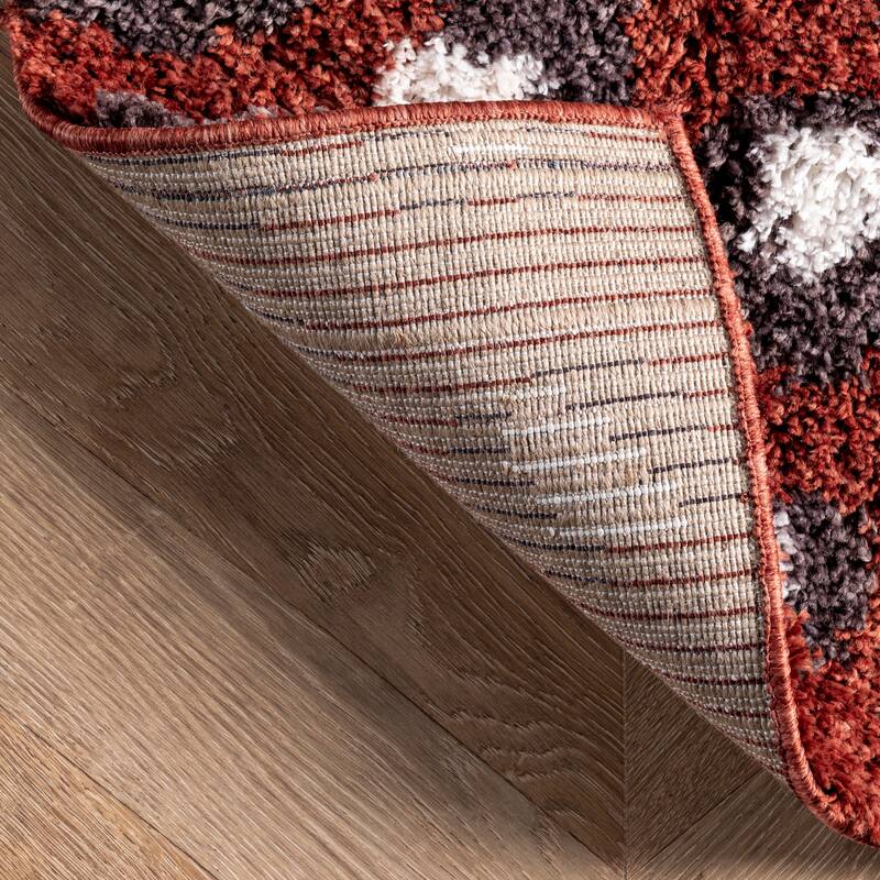 Nuloom Lennon Cozy Shag Leopard Area Rug