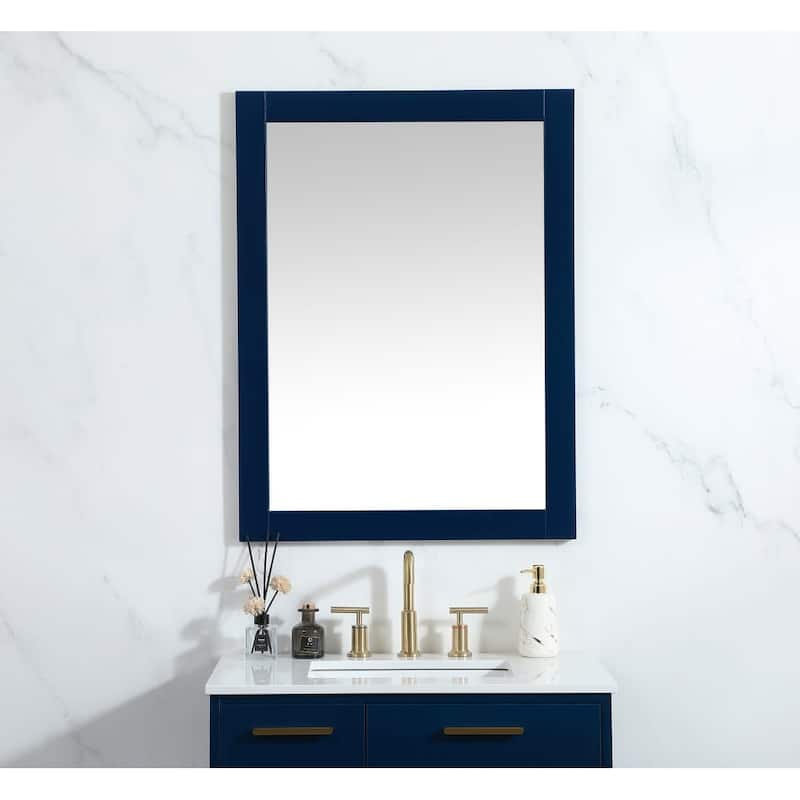 Elegant Lighting VM22736 Aqua 27" W x 36" H Traditional Rectangular