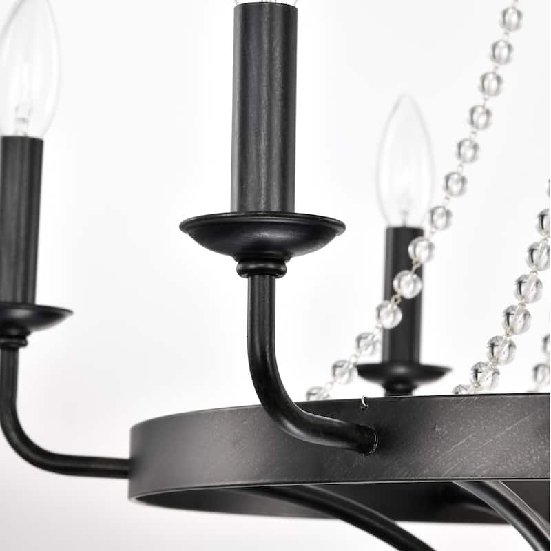 Alula 6-Light Candle Style Chandelier for Living/Dinig Room, Bedroom
