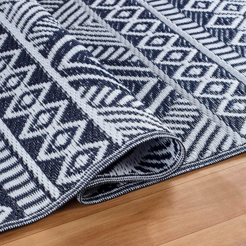 Beverly Rug Boho Outdoor Rug Waterproof for Patio, RV Camping