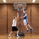 preview thumbnail 5 of 10, Costway 10 FT Foldable Basketball Hoop with Fillable Base, Wheels & - See Details