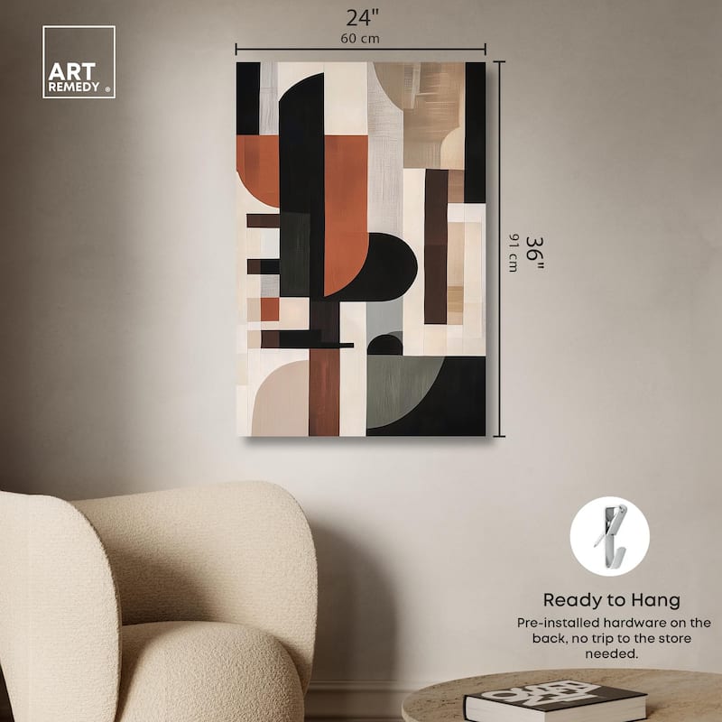 Jahns' Abstraction I Canvas by Art Remedy, Gallery Wrapped