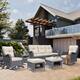 Option Beige-Gray Rattan