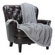 preview thumbnail 35 of 39, Chanasya Cable Knit Throw Blanket With Reversible Sherpa