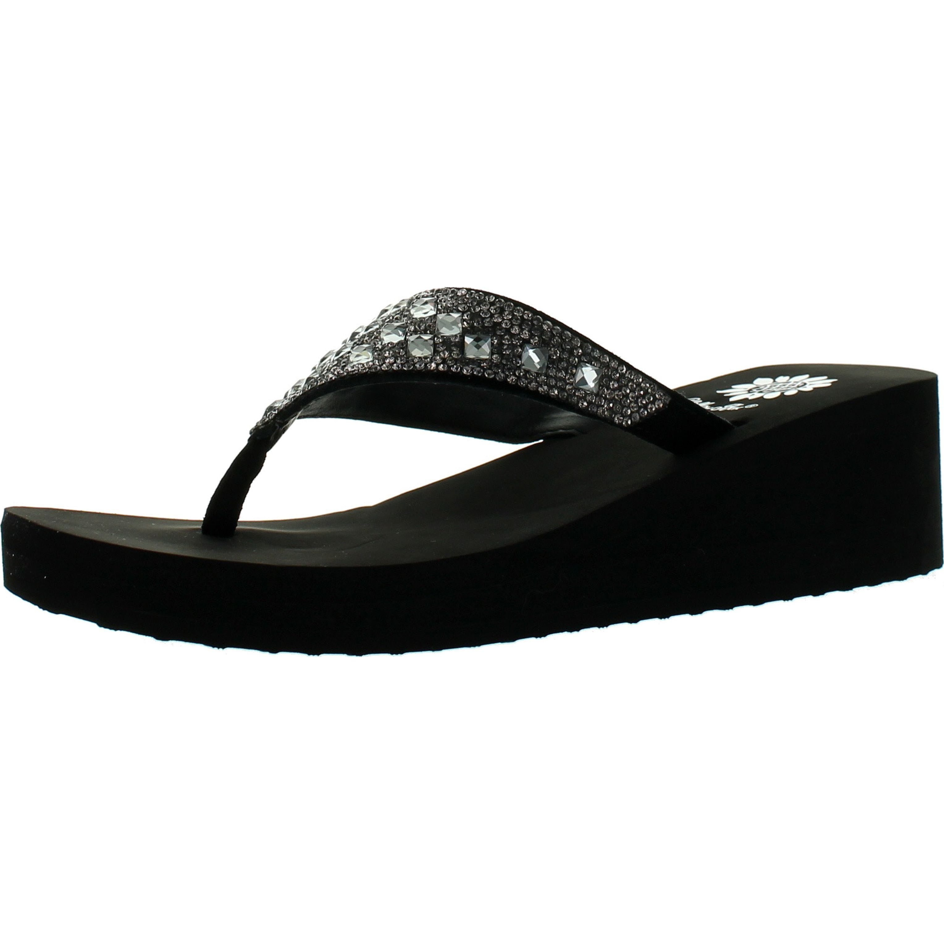 yellow box womens sandals