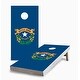 preview thumbnail 1 of 3, Nevada State Flag Corn Hole Board Set with Hole Lights 16 Years and Up