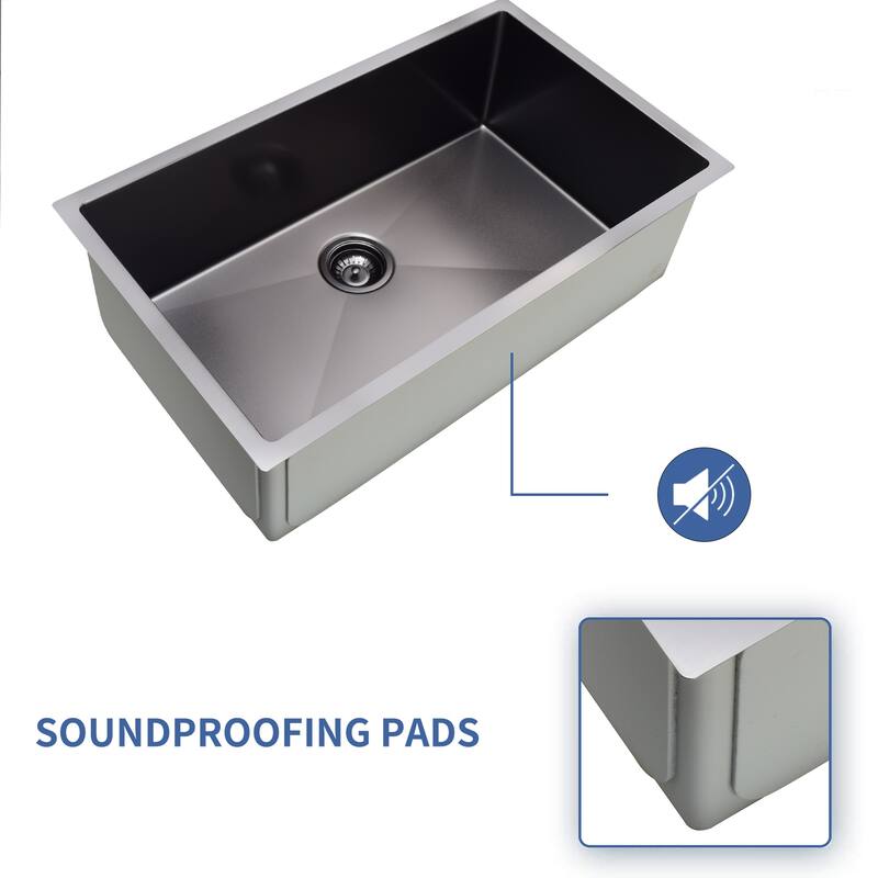 Undermount Kitchen Sink With Sink Grid
