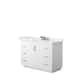 Option White, Nickel Trim, White Quartz Top