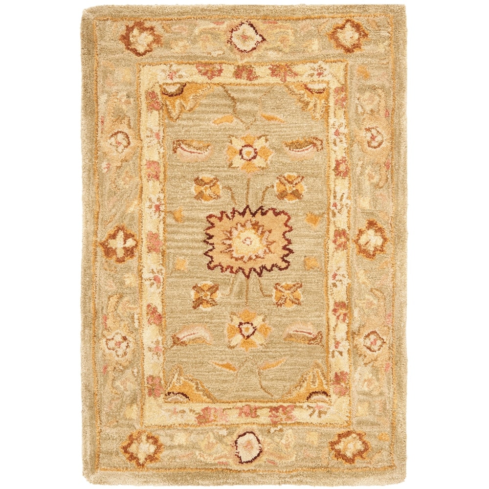 SAFAVIEH Handmade Anatolia Ibala Traditional Hand-spun Wool Rug