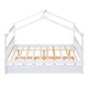 preview thumbnail 21 of 34, Full Size Wooden House Bed with Twin Size Trundle Bed Frame for Kids, Teens, Girls, Boys No Box Spring Needed, Easy Assembly