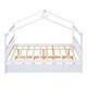 preview thumbnail 49 of 49, Kid Bed Frame Full Size Wooden House Platform Bed with Twin Size Trundle