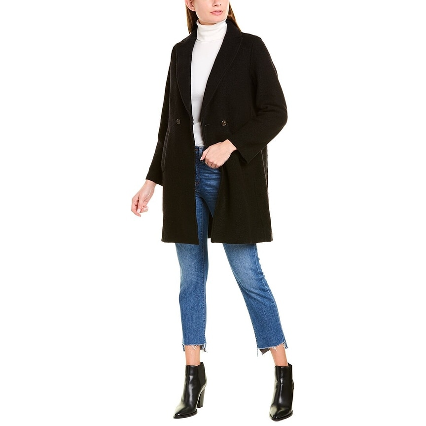 daphne boiled wool topcoat