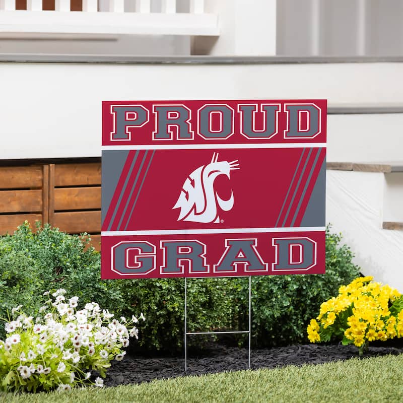 Washington State University 24" x 18" Graduation Coroplast Outdoor Yard Sign