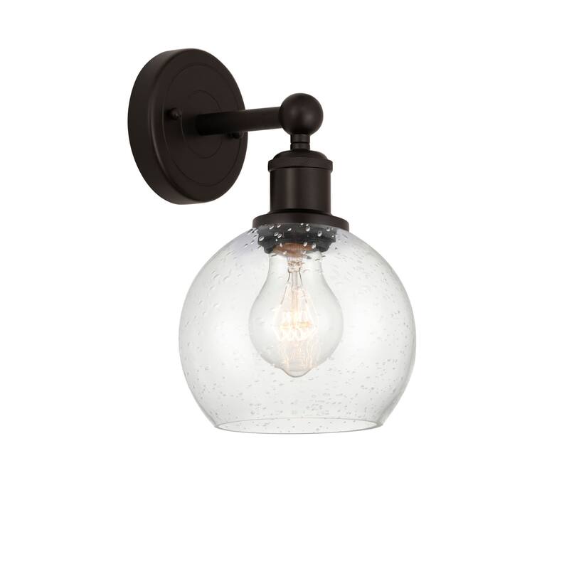 Innovations Lighting 616-1W-11-6 Athens Sconce Athens 11" Tall Wall - Oil Rubbed Bronze / Seedy