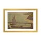 preview thumbnail 4 of 18, iCanvas "Port En Bressin" by Georges Seurat Gold - 16x24x1