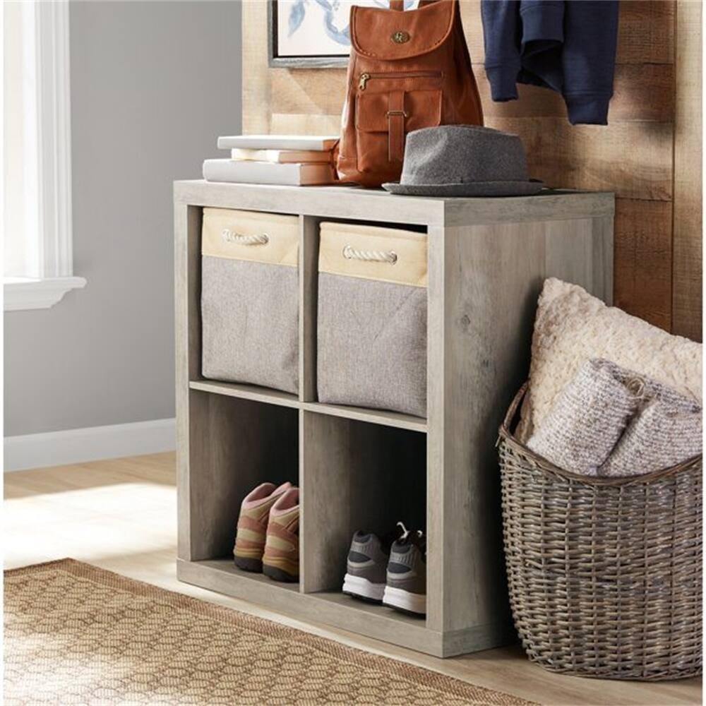 Indoor Storage Cabinet 4 Cube Organizer