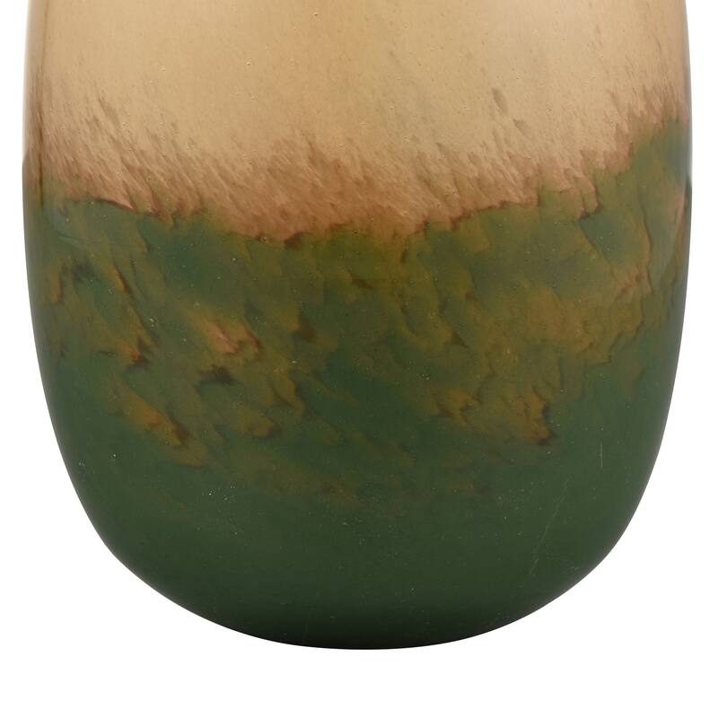 Elk Home Leona Ochre Finish Glass 3 Inch Wide Vase
