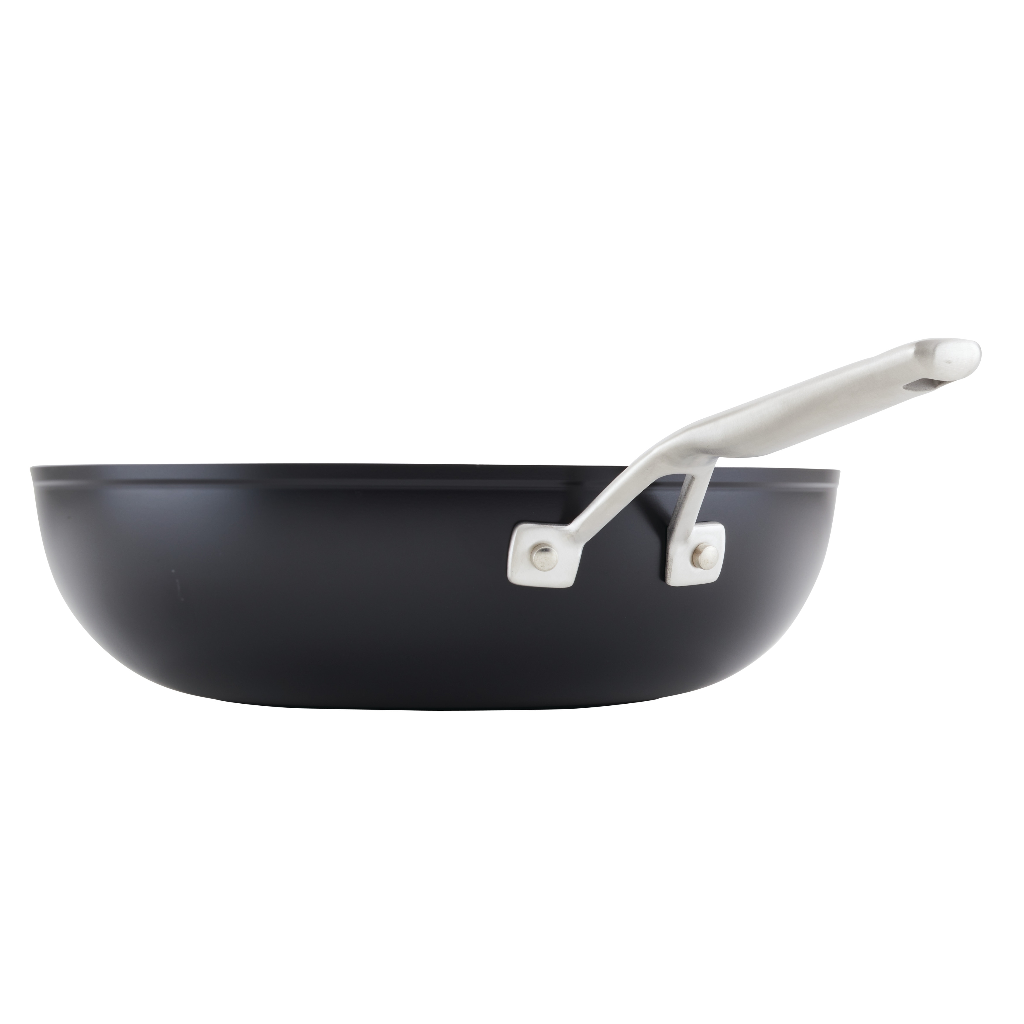 KitchenAid 11.25-Inch Hard Anodized Ceramic Nonstick Grill Pan, Black