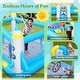 preview thumbnail 6 of 7, Multifunctional Jump 'n Slide Inflatable Bouncer for Kids Complete Setup with Blower - 198" x 180" Play Area - 96" Tall - N/A